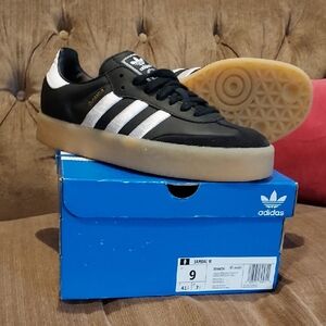 Adidas Sambae Black and White Sneakers